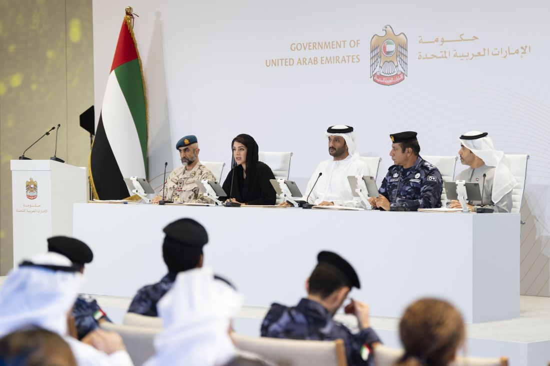UAE government media briefing outlines defence and economic measures