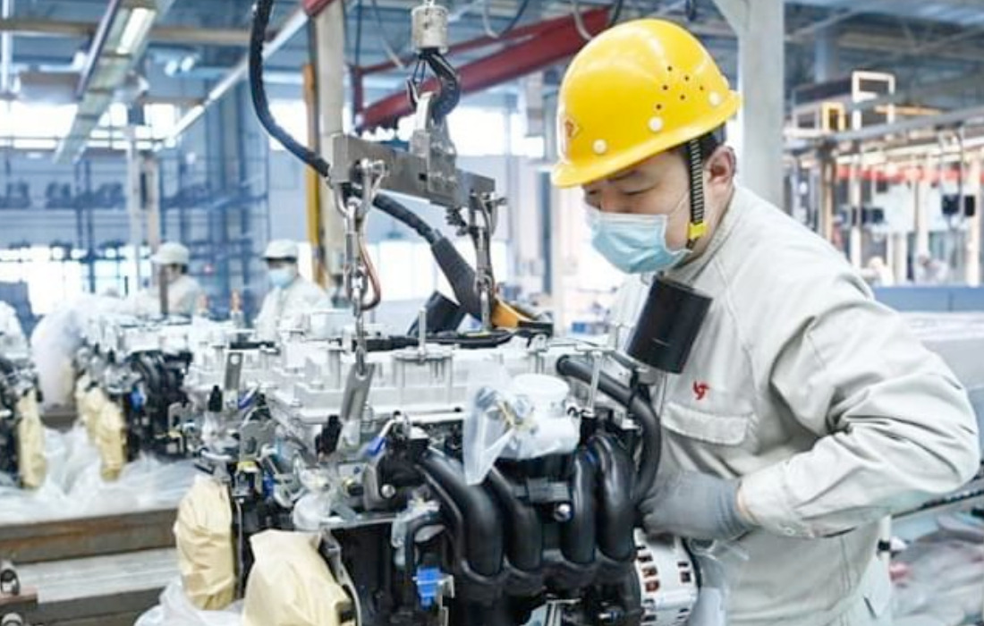 China factory activity contracts for second month in February