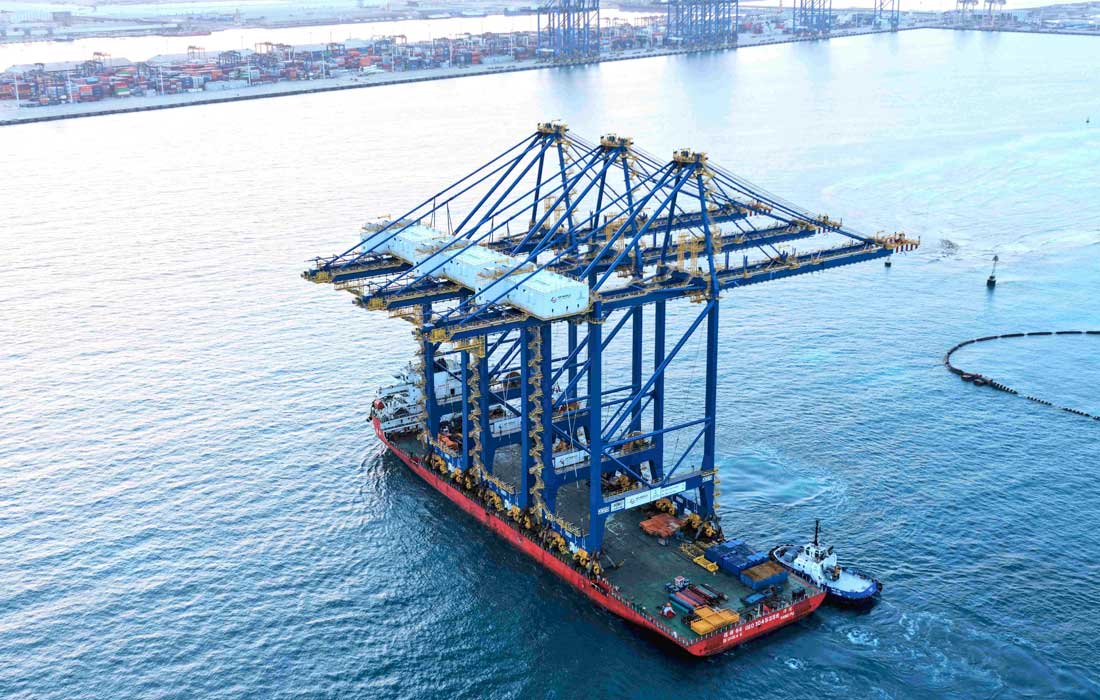 DP World Jeddah Red Sea trade expansion adds three new cranes