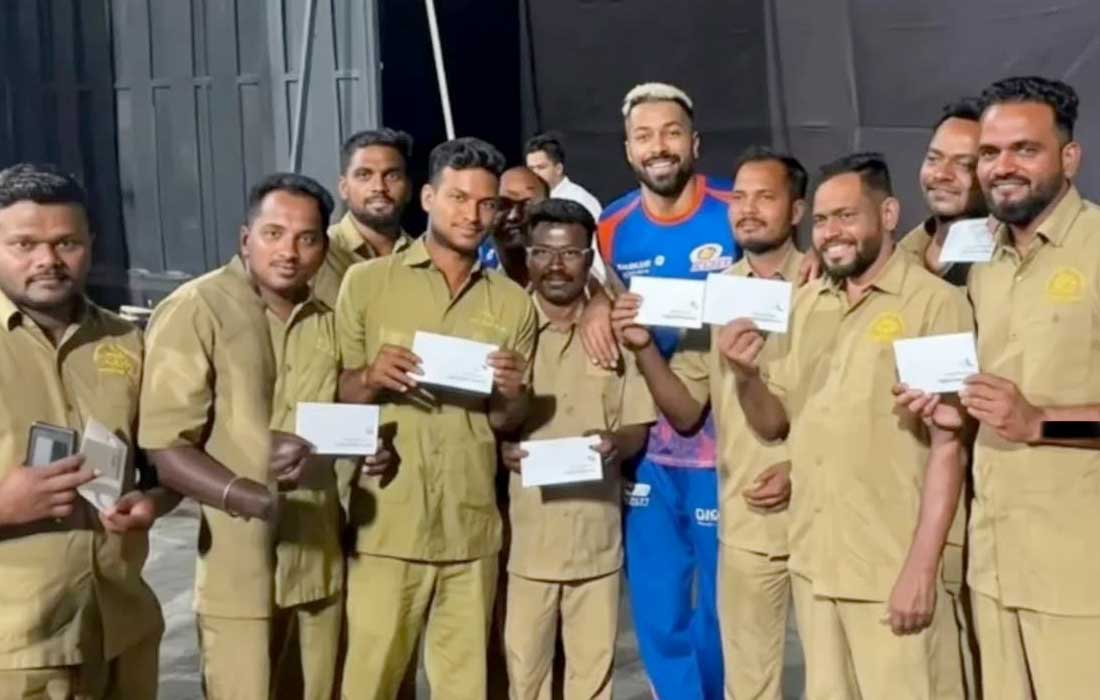 Hardik Pandya gifts groundsmen at Wankhede in heartwarming IPL 2026 gesture