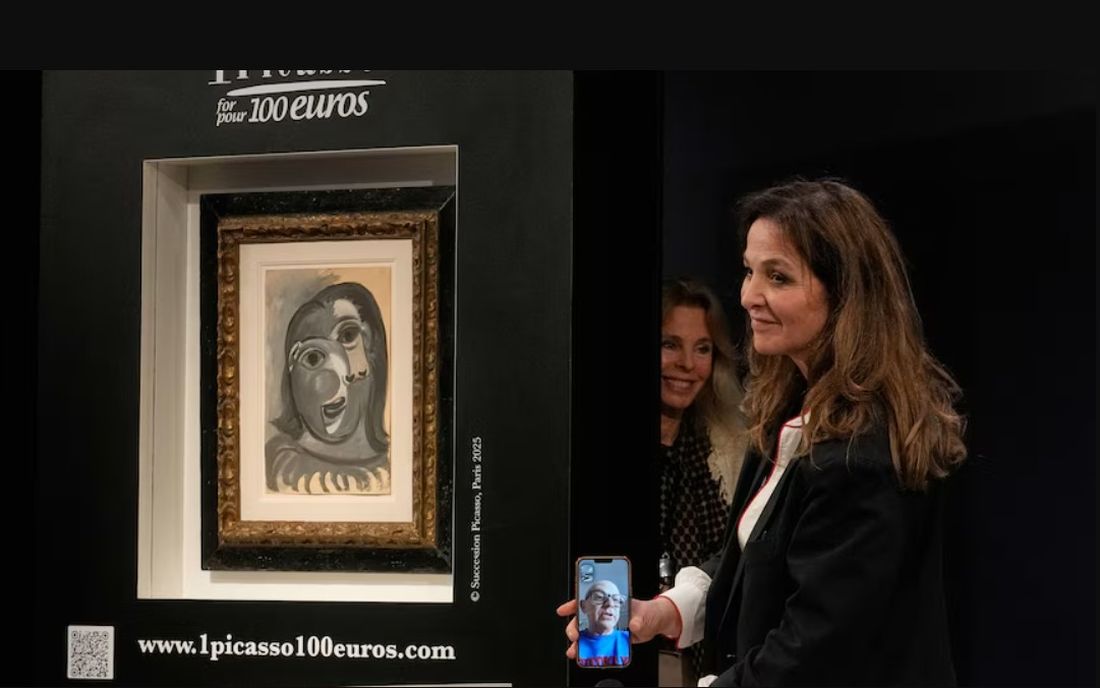 Picasso raffle winner in Paris secures artwork worth one million euros