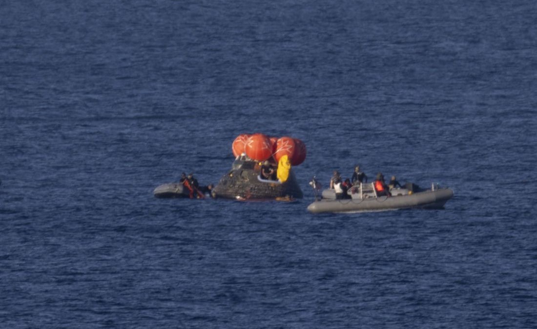 Artemis II astronauts return after lunar mission