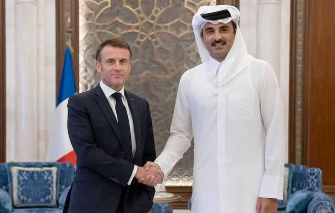 Qatar’s Emir and France’s Macron discuss Iranian attacks and global energy security