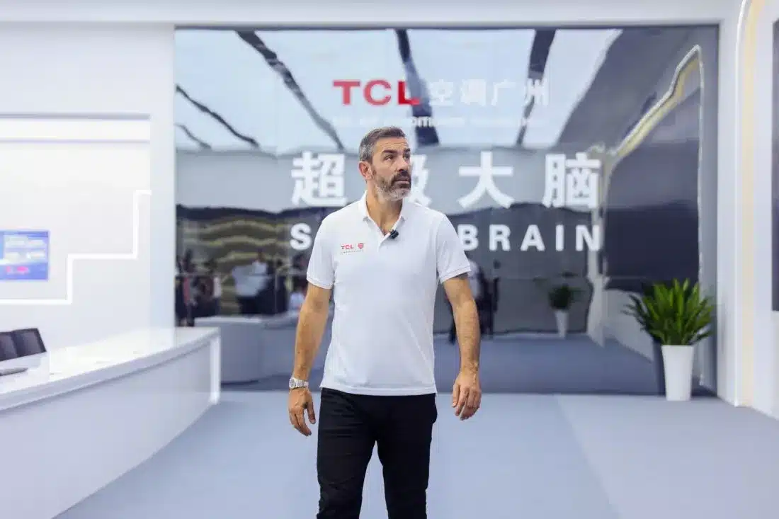 Arsenal legend Robert Pirés explores TCL Air Conditioner smart innovation