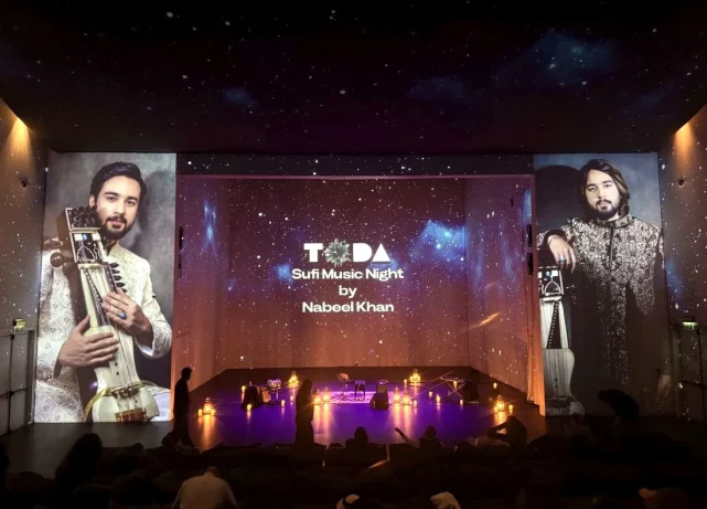 A Sufi night serenading in the immersive digital art mould