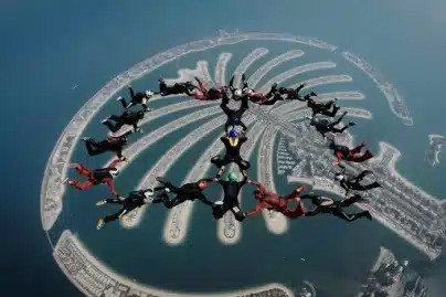 Samsung celebrates Galaxy Z Fold8 launch with spectacular Dubai skydiving stunt