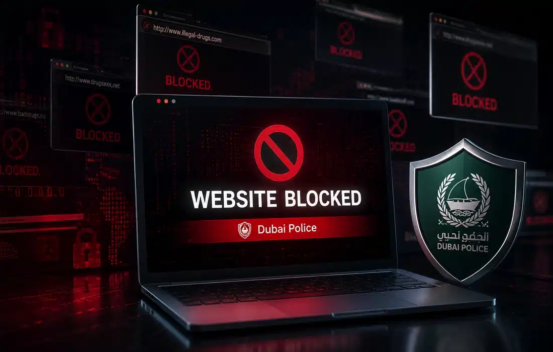 Dubai Police block 297 drug websites