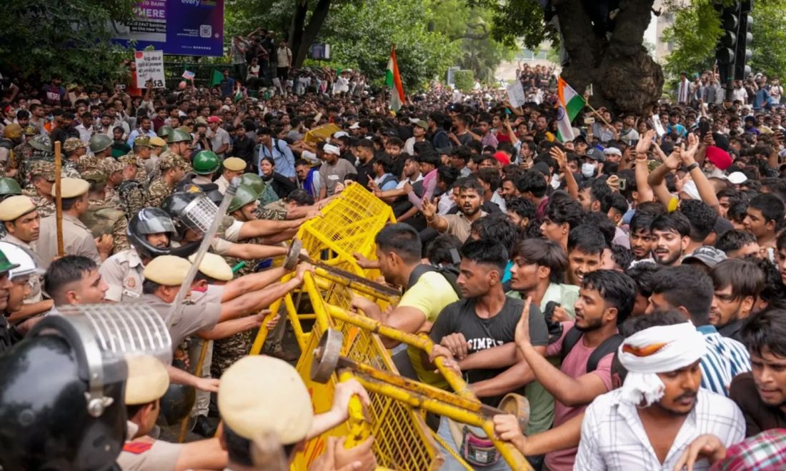 India youth protest movement enters government talks
