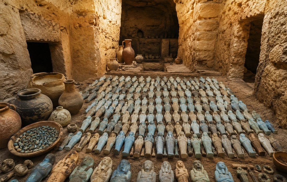 Nile Delta tomb reveals ancient burial secrets