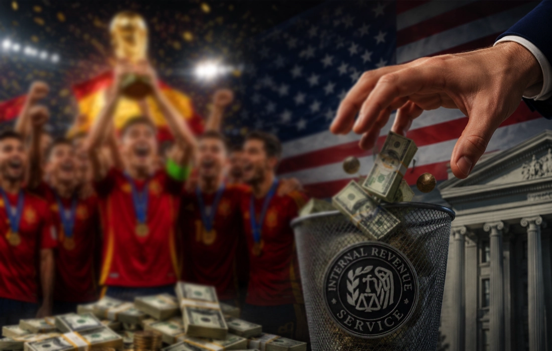 Spain's AED184m World Cup prize faces IRS tax bite