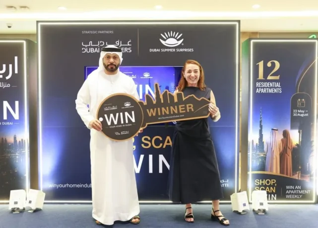 British expat Grace Agnew became the 10th Dubai apartment winner