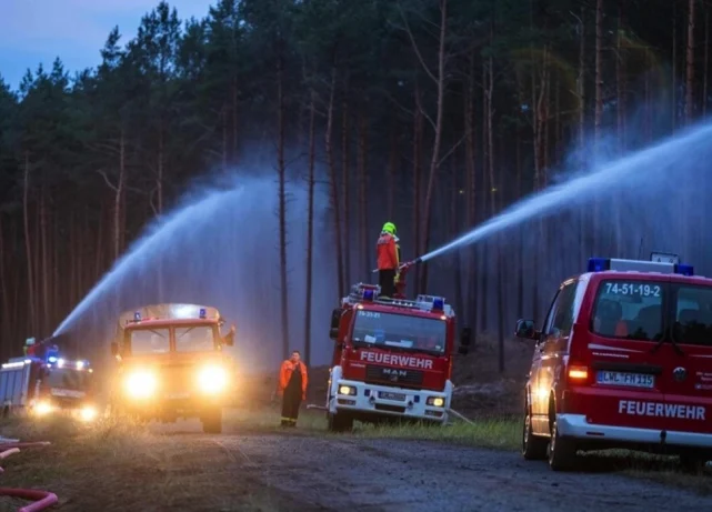 Germany wildfire forces 1,800 residents out