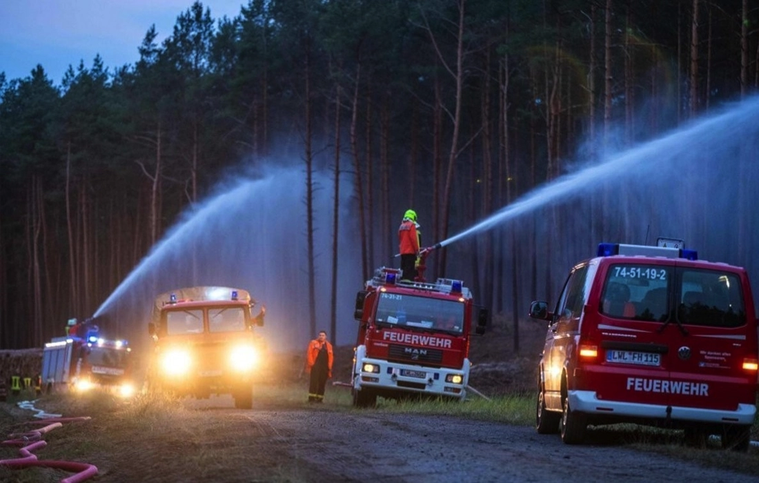 Germany wildfire forces 1,800 residents out