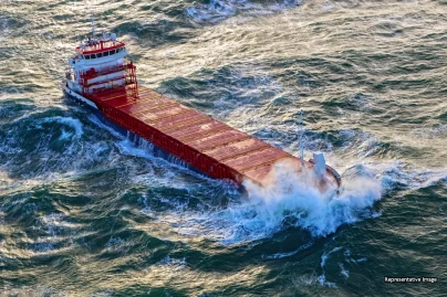 Cargo ship sinks off India, search underway for missing crew