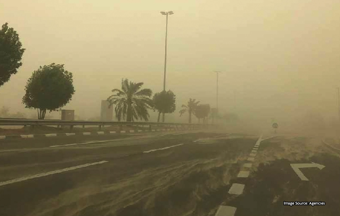 UAE weather cools as dusty winds strengthen