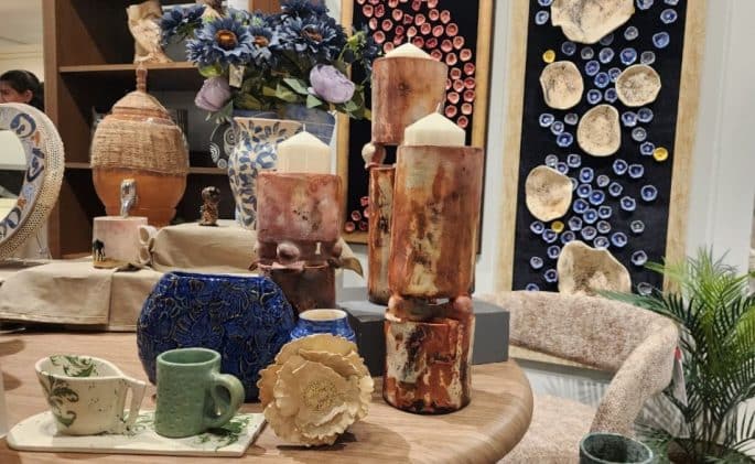 First Emirati Raku artist Huda Alrais turned cancer recovery into art
