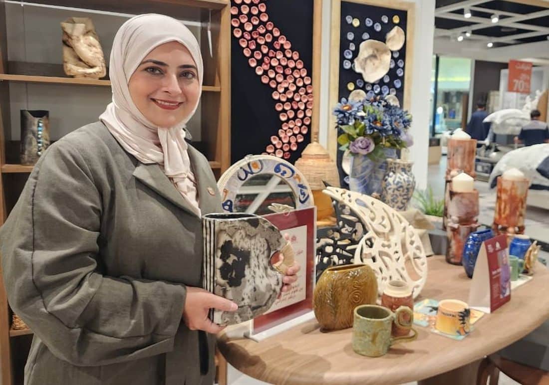 First Emirati Raku artist Huda Alrais turned cancer recovery into art