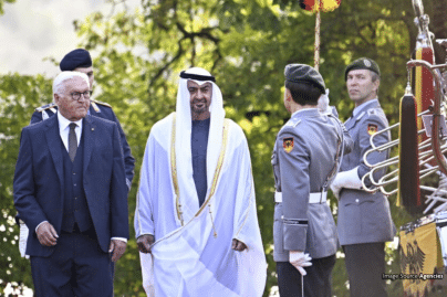 UAE President arrives in Germany for state visit