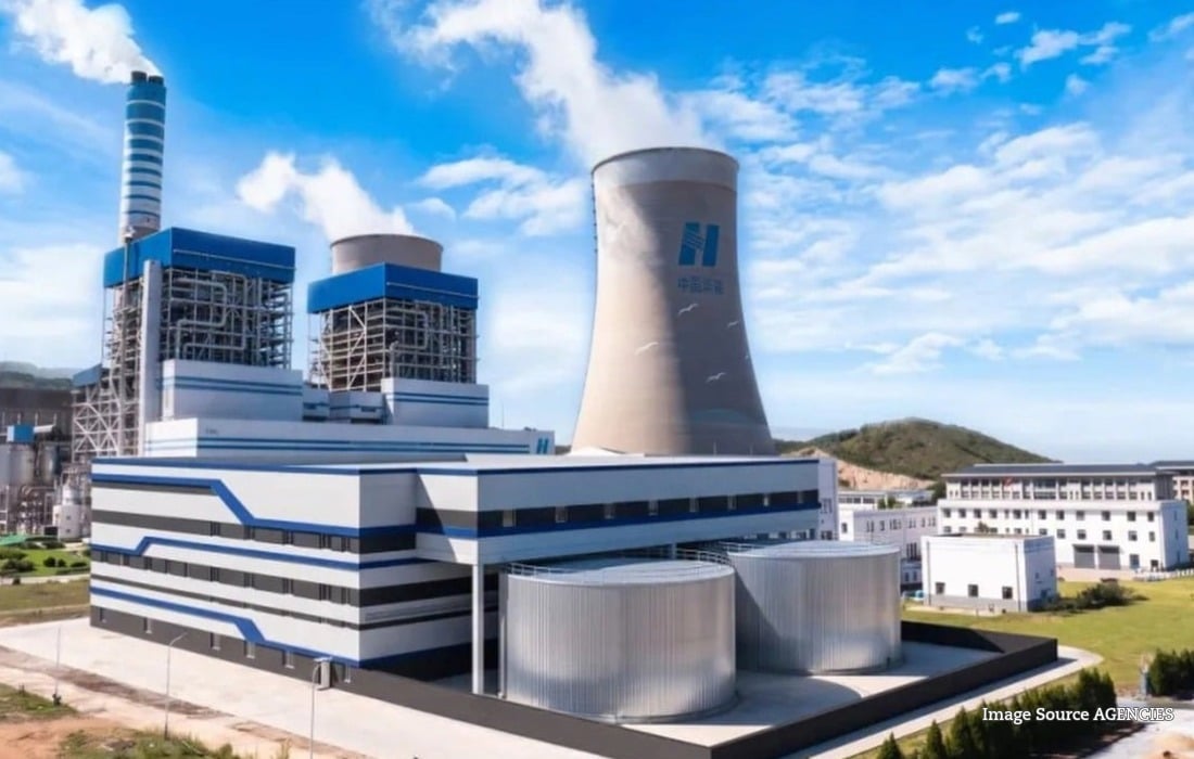 Construction site of China's Ruitan supercritical carbon dioxide and molten-salt energy storage demonstration project in Shandong.