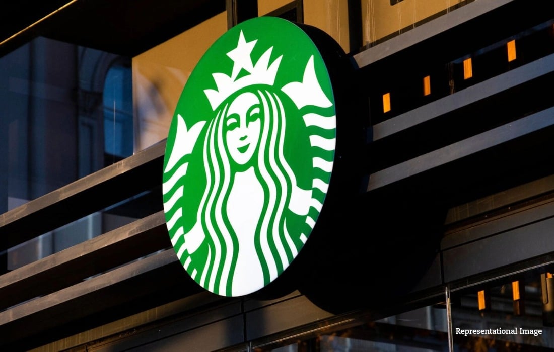 Starbucks branding representing the company's new technology hub planned for Chennai, India.