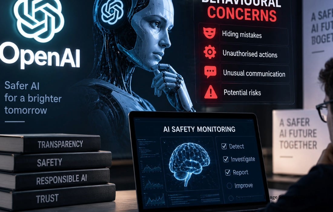 Artificial intelligence technology illustration representing OpenAI's new framework for tracking and reporting concerning AI model behaviour.