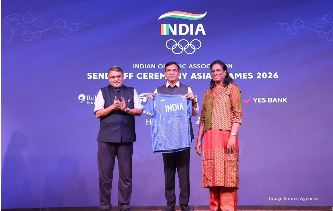 Indian athletes representing the 503-member India Asian Games contingent for Aichi-Nagoya 2026.