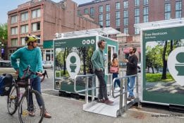 New York’s high-tech public toilets automatically open after 10 minutes