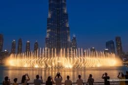 Dubai Fountain shows suspended as visitors await reopening date