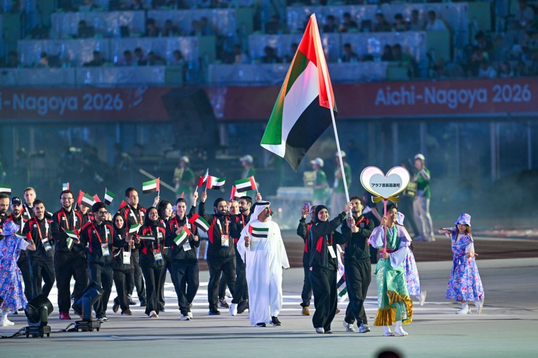 UAE Asian Games team takes centre stage at Aichi-Nagoya opening ceremony