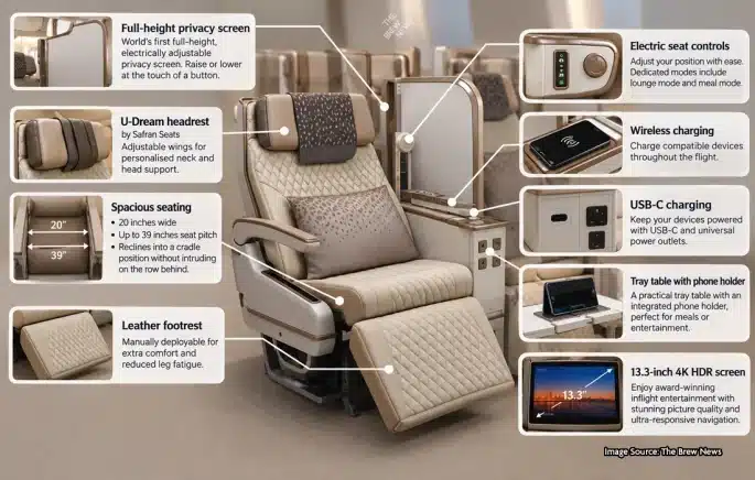 Emirates Premium Economy gets electric privacy upgrade