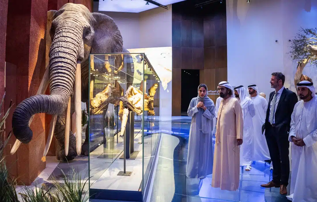 Mohammed bin Rashid visits Natural History Museum Abu Dhabi