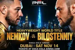 Nemkov puts PFL heavyweight world title on line in Dubai