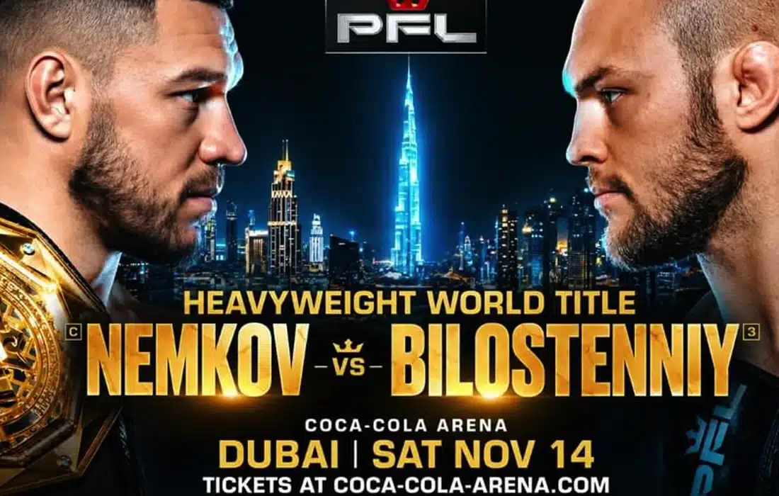 Nemkov puts PFL heavyweight world title on line in Dubai