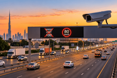 Dubai Announces New Speed Limits on Five Major Roads from November 1