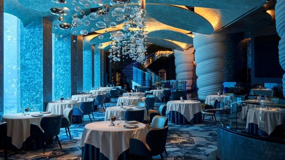 Ossiano restaurant at Atlantis Dubai, among the Michelin-recognised restaurants discussed following the 2026 guide.