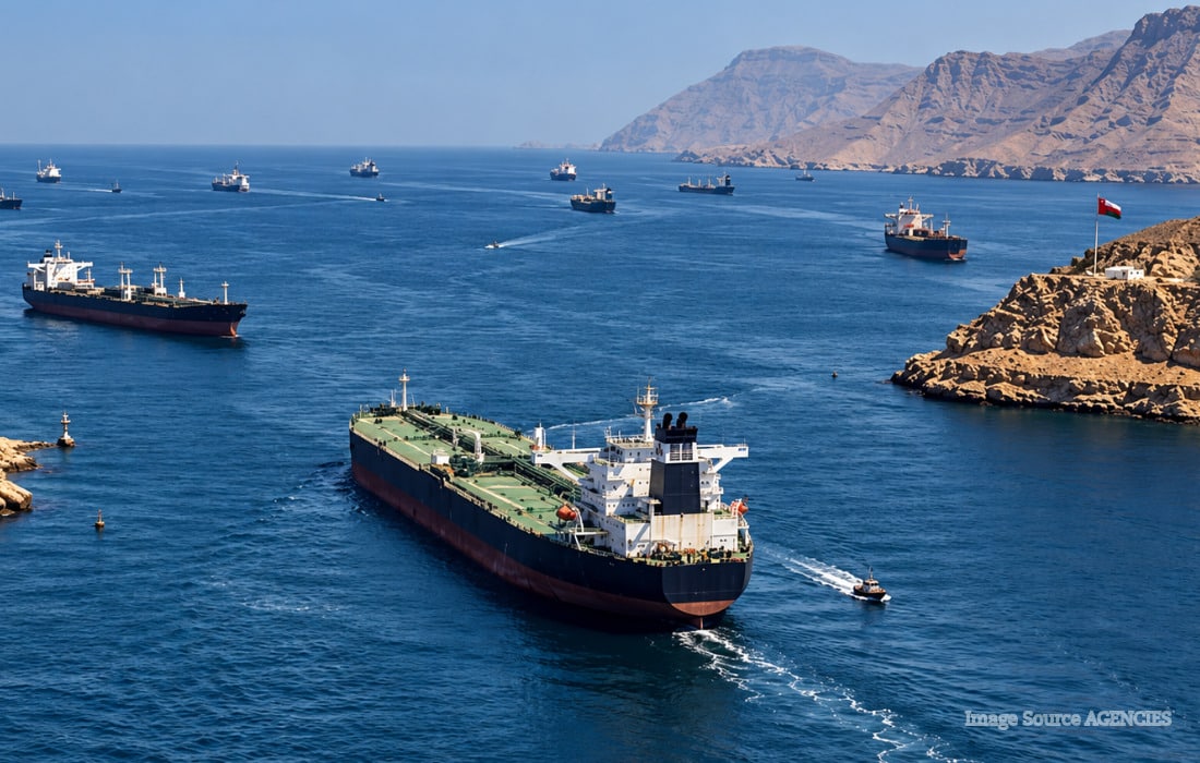 Oil tankers sailing through Gulf waters as regional oil exports recover towards pre-war levels.
