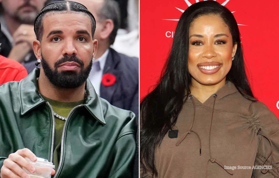 Drake and Keshia Chanté pictured as rumours linking Drake to Chanté’s pregnancy are denied.