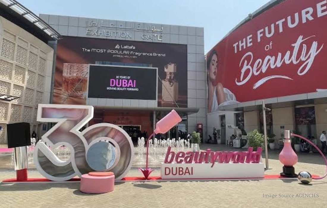 Beautyworld Dubai 2026 exhibition showcasing global fragrance brands, perfume collections and personal care innovations at Dubai World Trade Centre.