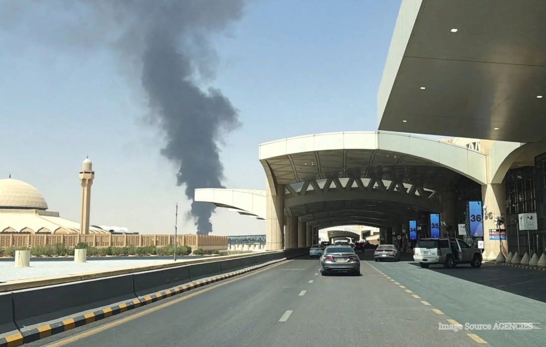View of Riyadh, Saudi Arabia, where reported explosions prompted diplomats to shelter and schools to implement safety measures during Houthi attacks