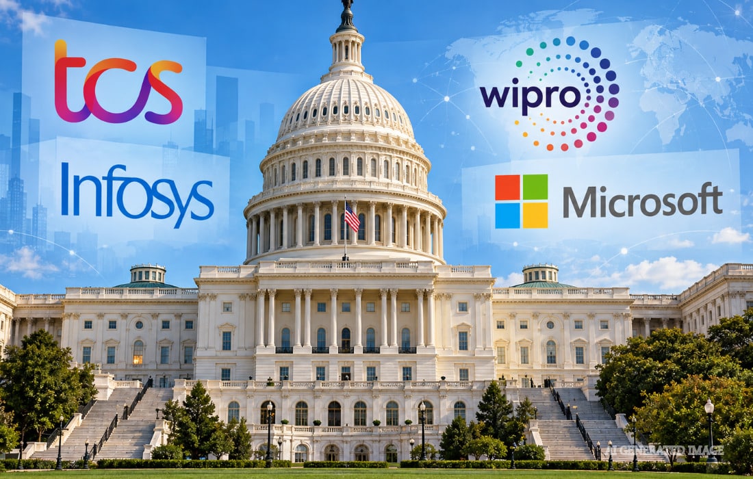 US green card suspension affecting TCS, Infosys, Wipro, Microsoft and other major technology companies.