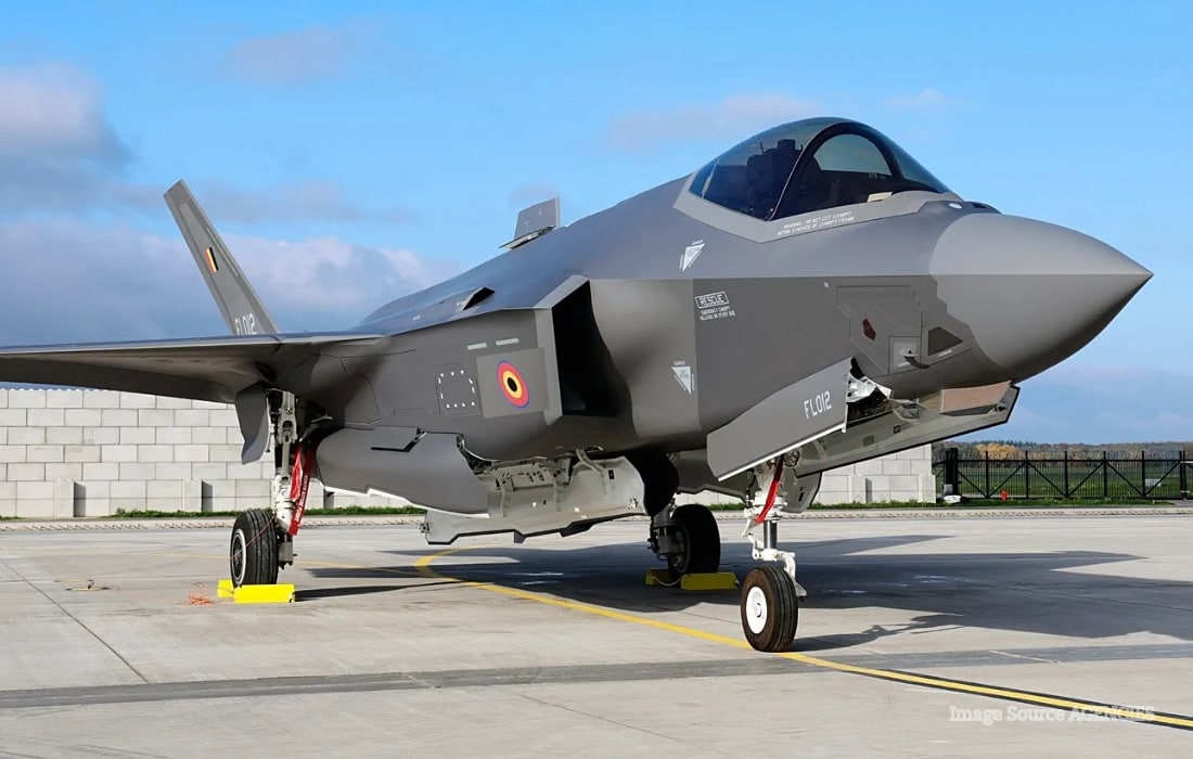 F-35 stealth fighter jet involved in reports of military components reaching China following a UPS shipping error.