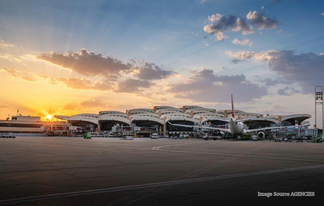 King Khalid International Airport in Riyadh, Saudi Arabia, targeted in Houthi attacks condemned by the UAE.