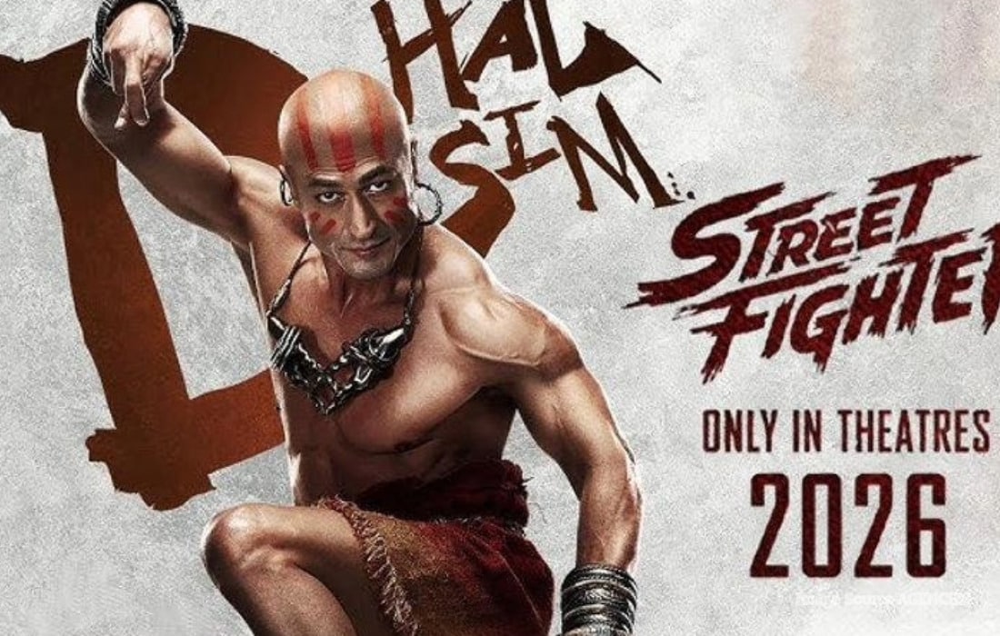 Vidyut Jammwal portraying Dhalsim in the 2026 Street Fighter film, wearing the character's distinctive costume and markings.