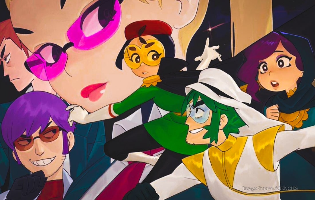Emirati anime characters from Emara and Torkaizer showcase Japanese-inspired animation styles blended with UAE cultural identity