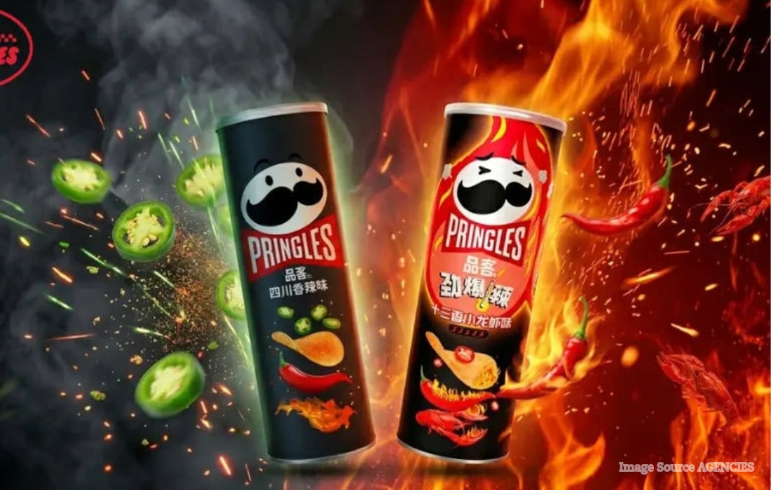 Pringles custom can-shaped urn featured in its 2026 Halloween contest offering a 200-year supply of chips.