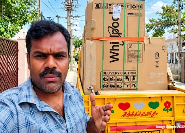 Madurai social media influencer Veeramani, who received prank cash-on-delivery orders after sharing his address online for Diwali sweets