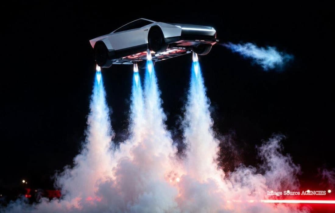 Tesla flying car Roadster unveiled with SpaceX thrusters ahead of 2028 production