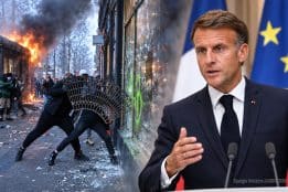 Macron addresses France after riots, looting as Trump blames migration