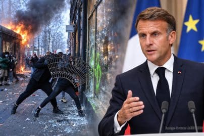 Macron addresses France after riots, looting as Trump blames migration