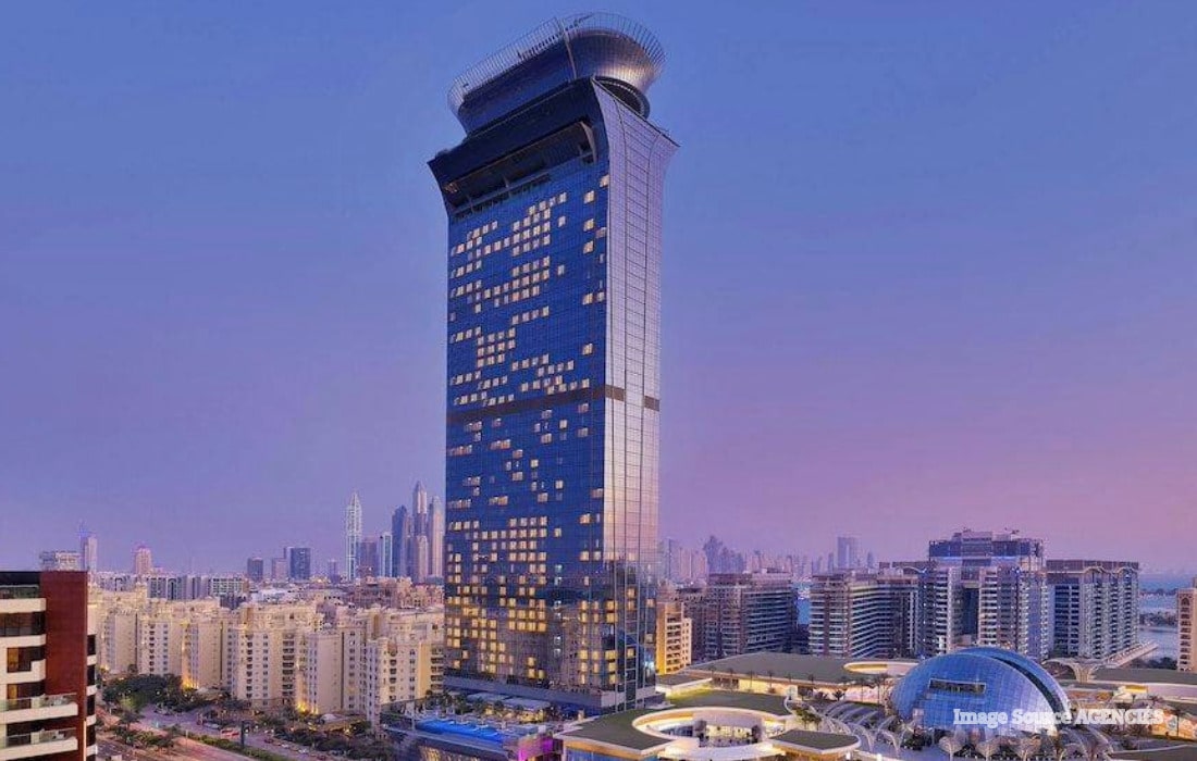The St. Regis Dubai The Palm luxury hotel on Palm Jumeirah, reopening November 1, 2026, after extensive renovations
